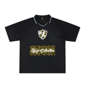 Striped V-Neck Soccer Jersey
